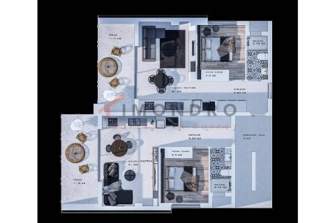 1+1 Lejlighed  i Bahceli, Girne,  Nr. 192318 - 24