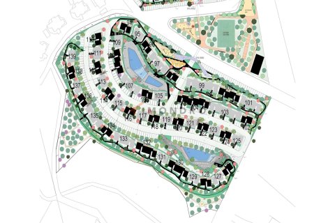 آپارتمان در  Bahceli ، ترکیه 2 خوابه ، 80 متر مربع.  شماره 192335 - 30