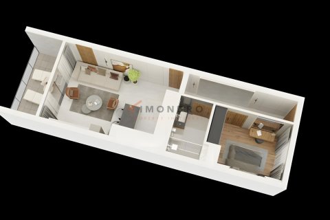 آپارتمان در  Bahceli ، ترکیه 2 خوابه ، 80 متر مربع.  شماره 192335 - 23