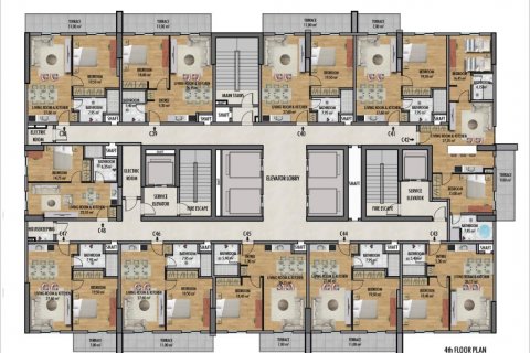 Продажа квартиры  в Стамбуле, Турция 3 комн., 122м2, №186363 – фото 26