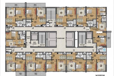 Продажа квартиры  в Стамбуле, Турция 3 комн., 122м2, №186363 – фото 25