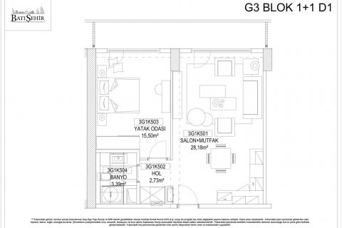Продажа квартиры  в Стамбуле, Турция 2 комн., 78.35м2, №186408 – фото 10