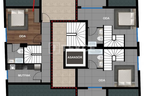 Продажа квартиры  в Анталье, Турция 2+1, 120м2, №206522 – фото 11