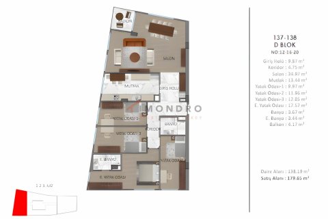 Продажа квартиры  в Ускюдар, Стамбуле, Турция 2+1, 73м2, №206530 – фото 16
