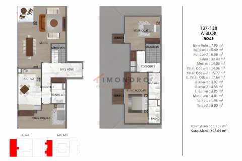 Продажа квартиры  в Ускюдар, Стамбуле, Турция 2+1, 73м2, №206530 – фото 15
