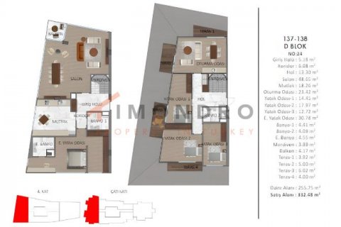 4+1 Lejlighed  i Üsküdar, Istanbul, Tyrkiet Nr. 206532 - 13