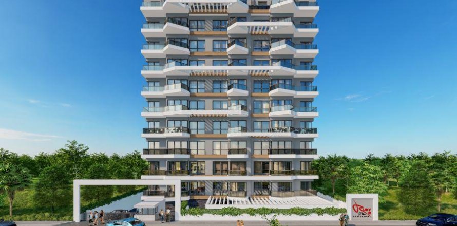 Квартира 2-х ком. в Махмутларе, Анталья, Турция №193476