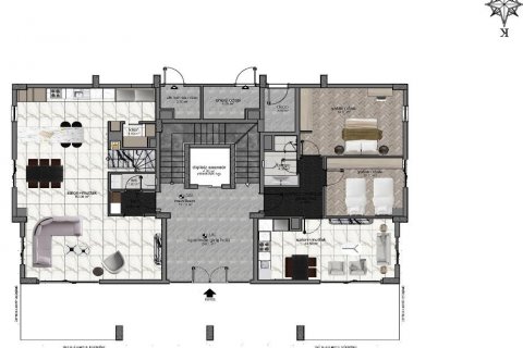 Продажа квартиры  в Аланье, Анталье, Турция 2 комн., 55м2, №186255 – фото 24