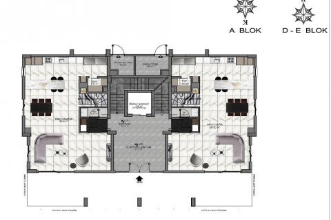 Продажа квартиры  в Аланье, Анталье, Турция 2 комн., 55м2, №186255 – фото 20