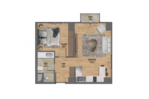 Продажа квартиры  в Стамбуле, Турция 4 комн., 150м2, №186402 – фото 17