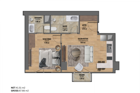 Wohnung  in Istanbul, Türkei Nr. 186401 - 20
