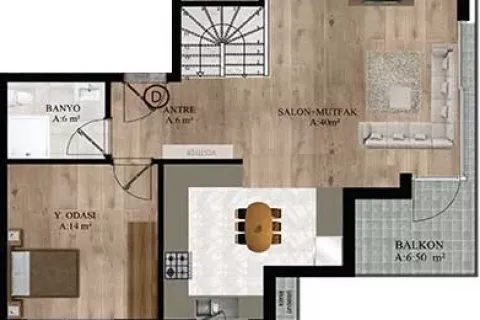 Daire 4+1 Türkiye №183484 - 19