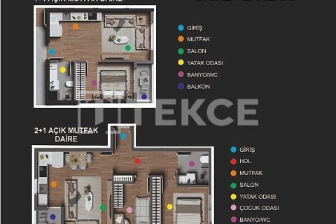 2+1 Lejlighed i Antalya, Tyrkiet Nr. 189037 - 9