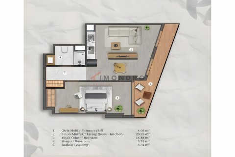 Apartment for sale  in Besiktas, Istanbul, Turkey, 3 bedrooms, 145m2, No. 193350 – photo 22