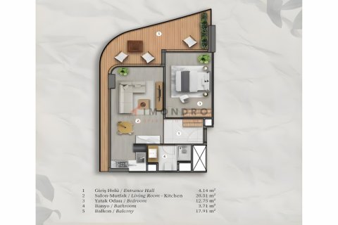 Apartment for sale  in Besiktas, Istanbul, Turkey, 3 bedrooms, 145m2, No. 193350 – photo 27