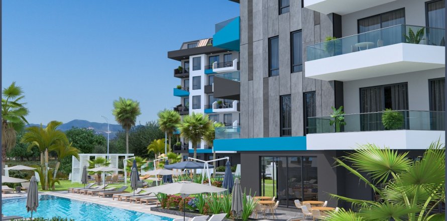 Квартира в Lilya 2 1+1, Авсаллар, Анталья, Турция №191530