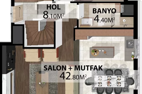 Продажа квартиры  в Мугле, Турция 4+1, 174м2, №183458 – фото 18
