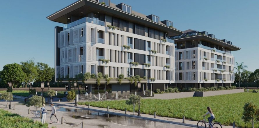 آپارتمان در  Alanya ، ترکیه 2 خوابه ، 82 متر مربع.  شماره 183565