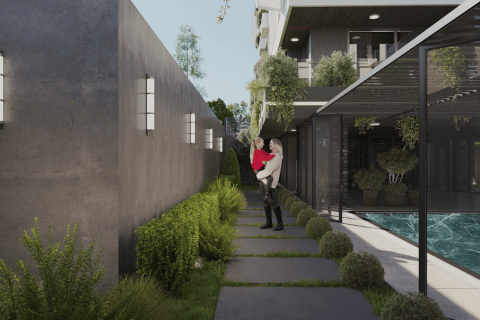 آپارتمان در  Alanya ، ترکیه 2 خوابه ، 82 متر مربع.  شماره 183565 - 5