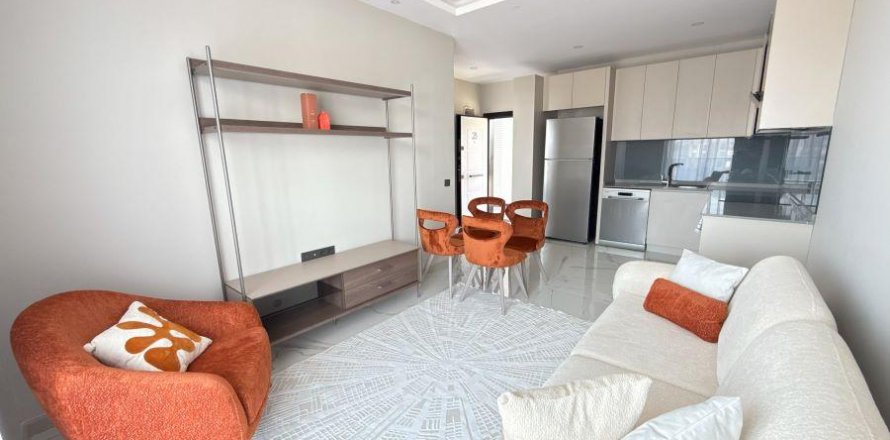 Квартира  2-х ком. в Каргыджаке, Аланья, Анталья, Турция №194093