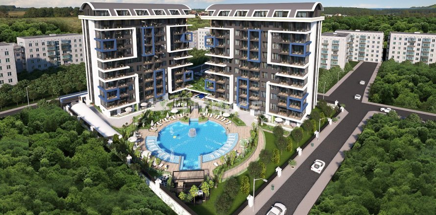 3+1 Lägenhet i Alanya, Antalya, Turkiet Nr. 182080