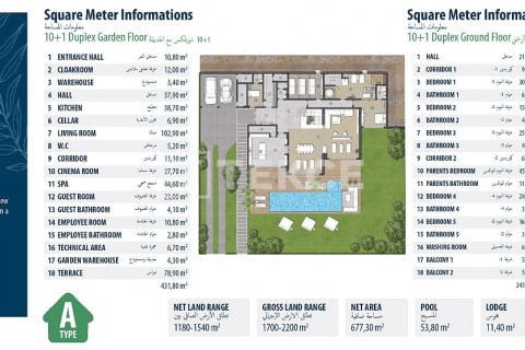 Продажа виллы в Бююкчекмедже, Стамбуле, Турция 5+1, 406м2, №167763 – фото 23