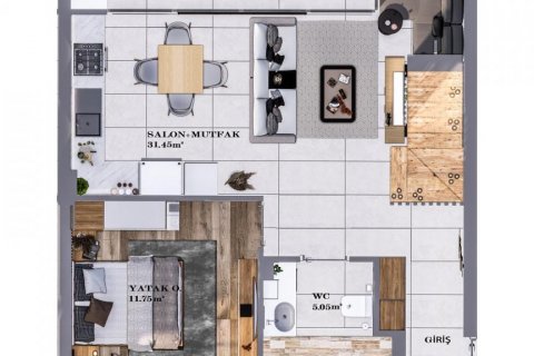 Leilighet  i Iskele,  Nr. 186438 - 5