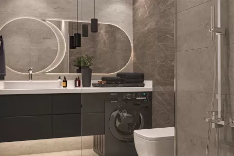 آپارتمان در  Alanya ، ترکیه 1 خوابه ، 58 متر مربع.  شماره 189463 - 19