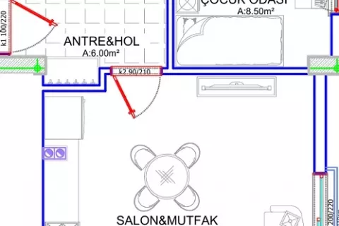 Apartment for sale  in Aksu, Antalya, Turkey, 2 bedrooms, 74m2, No. 189429 – photo 19