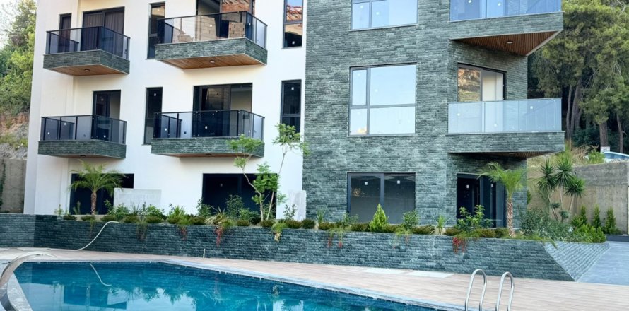 3+1 Lägenhet  i Alanya, Antalya, Turkiet Nr. 164369
