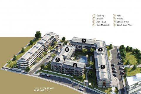 Продажа квартиры  в Мендересе, Измире, Турция 4+1, 260м2, №191310 – фото 24
