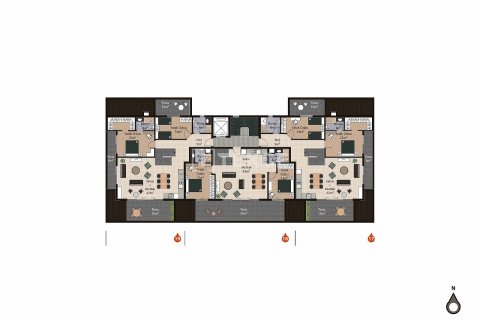 Apartment for sale  in Alanya, Antalya, Turkey, 1 bedroom, 56m2, No. 161857 – photo 24