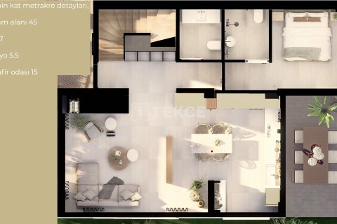 Продажа виллы в Сеферихисаре, Измире, Турция 3+1, 115м2, №211376 – фото 15