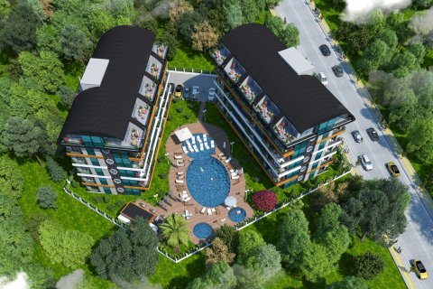 1+1 Lägenhet  i Alanya, Antalya, Turkiet Nr. 185809 - 3