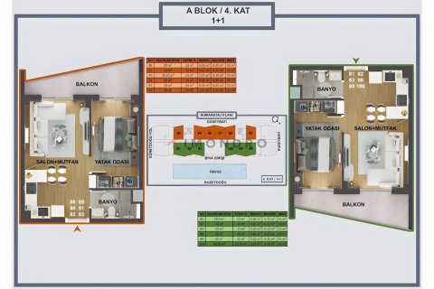 Продажа виллы  в Кепезе, Анталье, Турция 2+1, 130м2, №193651 – фото 15