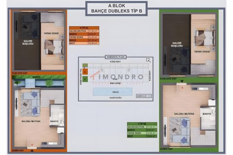 Продажа виллы  в Кепезе, Анталье, Турция 2+1, 130м2, №193651 – фото 13