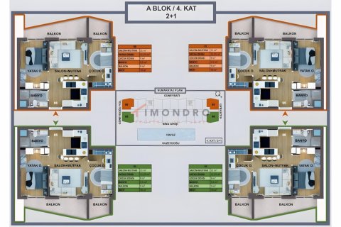 Продажа виллы  в Кепезе, Анталье, Турция 2+1, 130м2, №193651 – фото 17