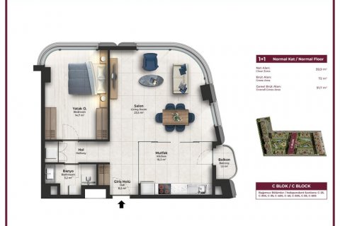 Lejlighed  i Istanbul, Tyrkiet Nr. 186329 - 22