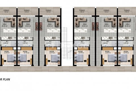 1+1 Lägenhet  i Famagusta,  Nr. 188505 - 28