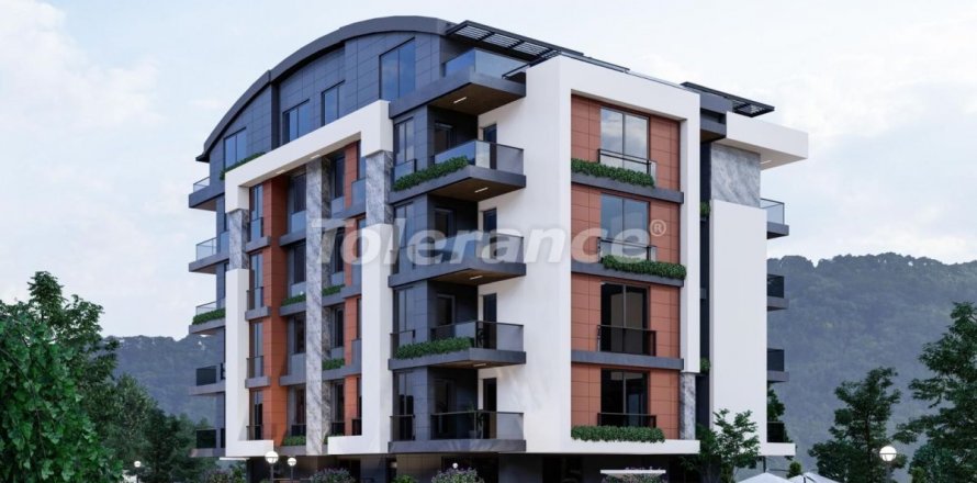 آپارتمان در  Antalya ، ترکیه 1 خوابه ، 54 متر مربع.  شماره 185550