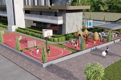 آپارتمان در  Mugla ، ترکیه 2 خوابه ، 75.85 متر مربع.  شماره 183404 - 25