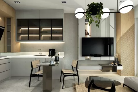 آپارتمان در  Mugla ، ترکیه 2 خوابه ، 75.85 متر مربع.  شماره 183404 - 5