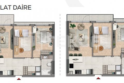 2+1 Lejlighed  i Ankara, Tyrkiet Nr. 192658 - 17