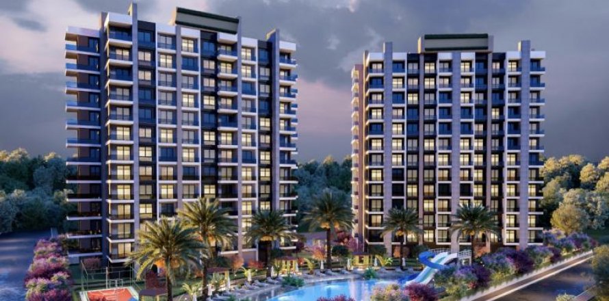 Квартира 2-х ком. в Мерсине, Турция №186115