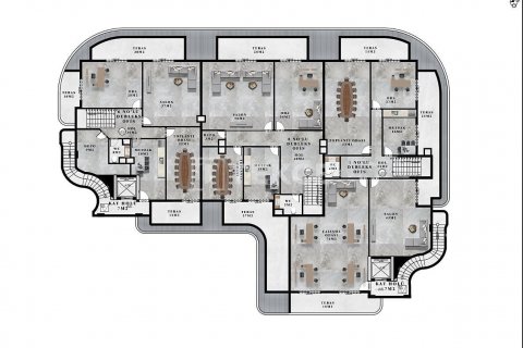 Büro  in Alanya, Antalya, Türkei Nr. 206608 - 10