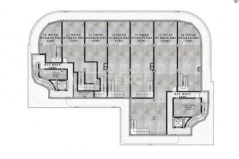 Büro  in Alanya, Antalya, Türkei Nr. 206608 - 9