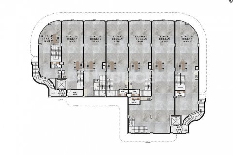 Büro  in Alanya, Antalya, Türkei Nr. 206608 - 11