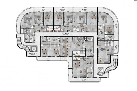 Büro  in Alanya, Antalya, Türkei Nr. 206608 - 8