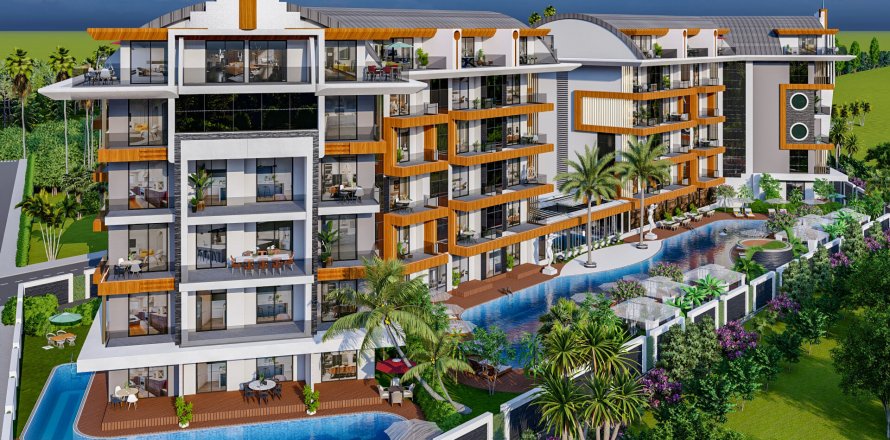 1+1 Apartment  in Alanya, Antalya, Turkey No. 185762