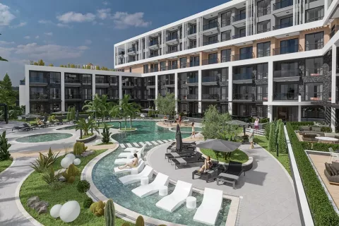 Продажа квартиры  в Аксу, Анталье, Турция 1+1, 66м2, №182936 – фото 4